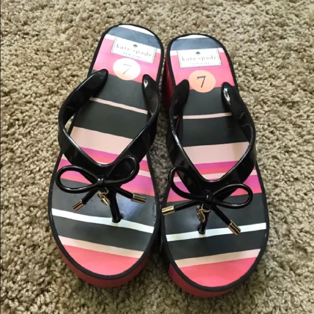 Kate Spade wedged flip flop